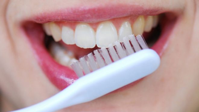 brushing and cleaning between your teeth